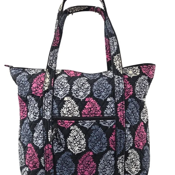 Vera Bradley Pink and Gray Tote Bag - Picture 4 of 11